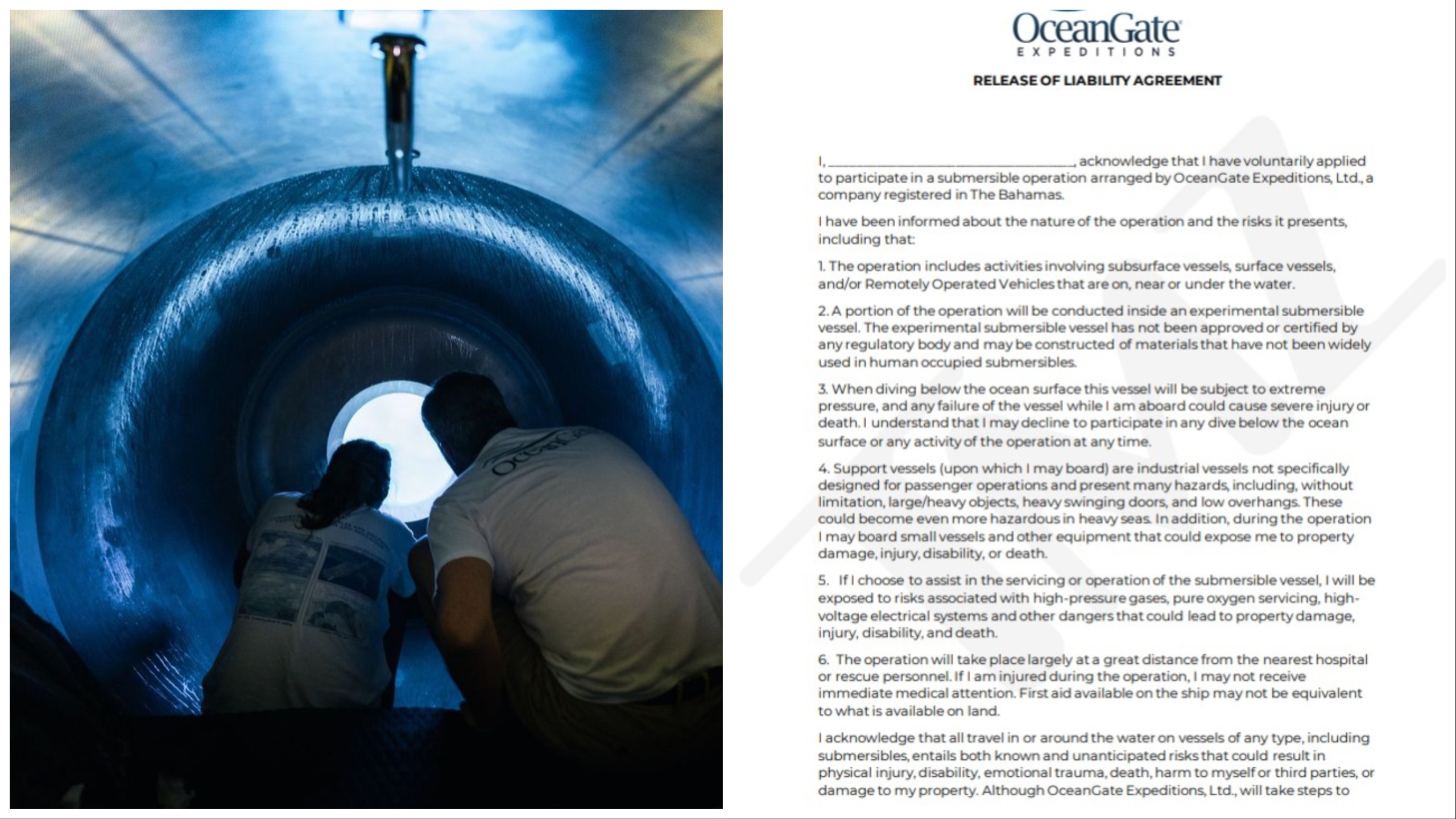 Titan imploso, OceanGate non pagherà un dollaro di risarcimenti: ecco perché