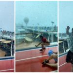 Crucero de pesadilla, una tormenta azota el barco con pasajeros en cubierta