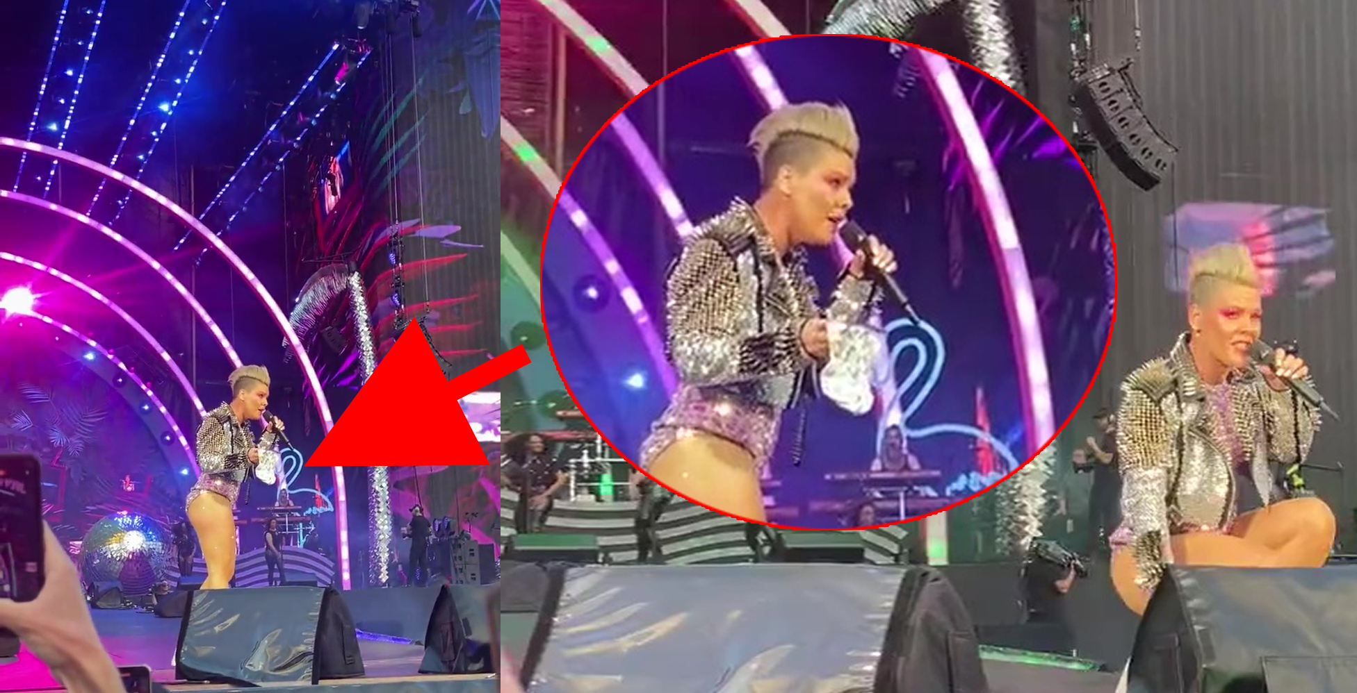 Il jette les cendres de sa mère décédée sur scène au Pink : voici comment le chanteur réagit