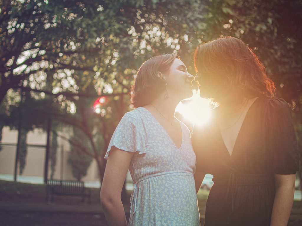 pareja de lesbianas