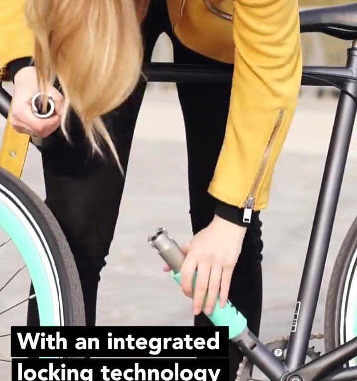 Bici impossibile da rubare, video virale sui social: ecco come funziona