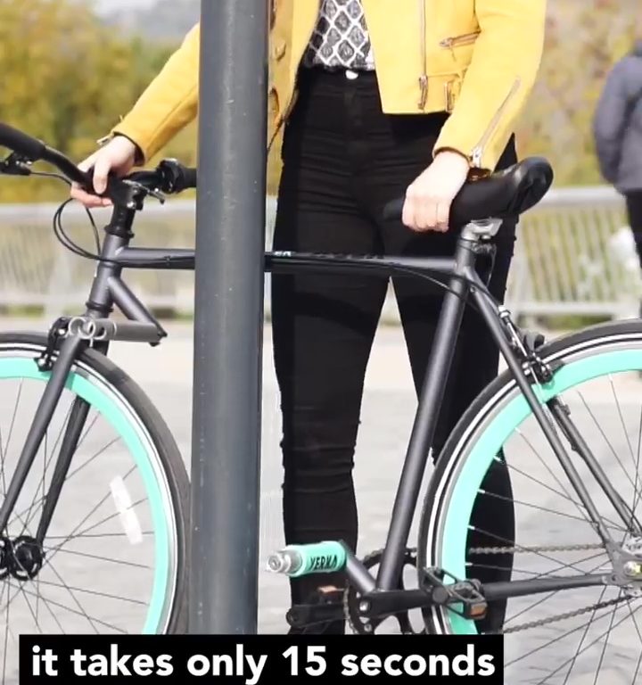 Vélo impossible à voler, vidéo virale sur les réseaux sociaux : voici comment ça marche