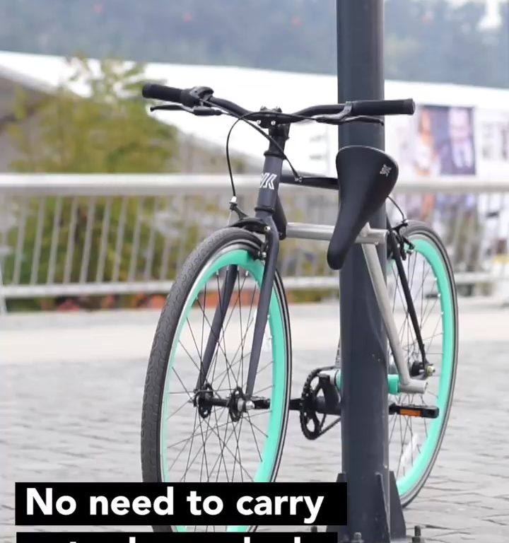 Vélo impossible à voler, vidéo virale sur les réseaux sociaux : voici comment ça marche