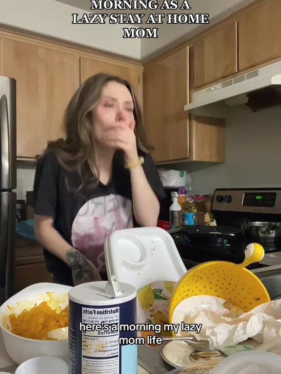 Madre cuida la casa como una pocilga y se hace famosa en TikTok