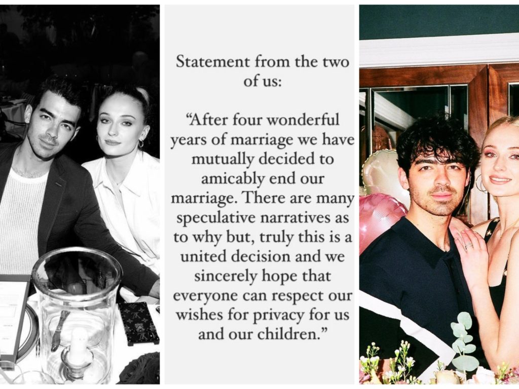 Joe Jonas se divorcia de Sophie Turner por lo que vio en el videoteléfono