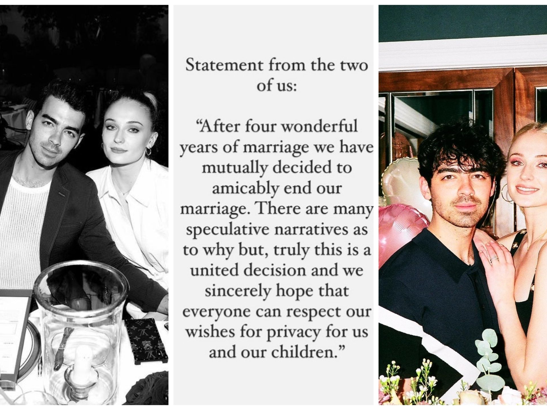 Joe Jonas divorce de Sophie Turner à cause de ce qu'il a vu au visiophone