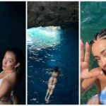 Marina Rivers Influencer rischia la vita in una grotta