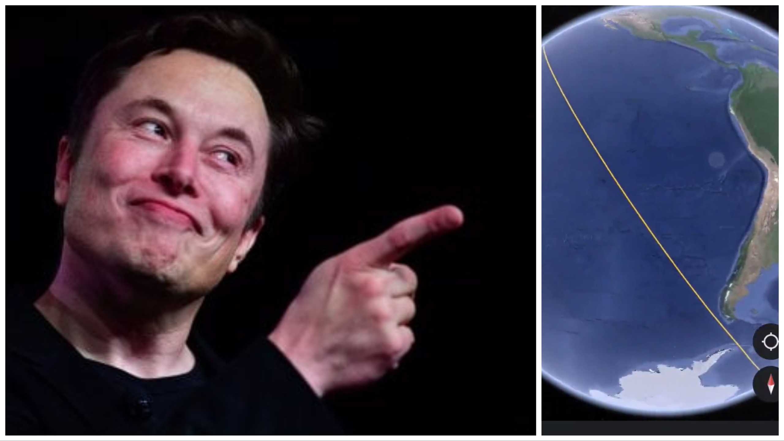 ¿Navegando directamente desde Estados Unidos a la India? Sí, la ruta que conmocionó a las redes sociales y a Elon Musk