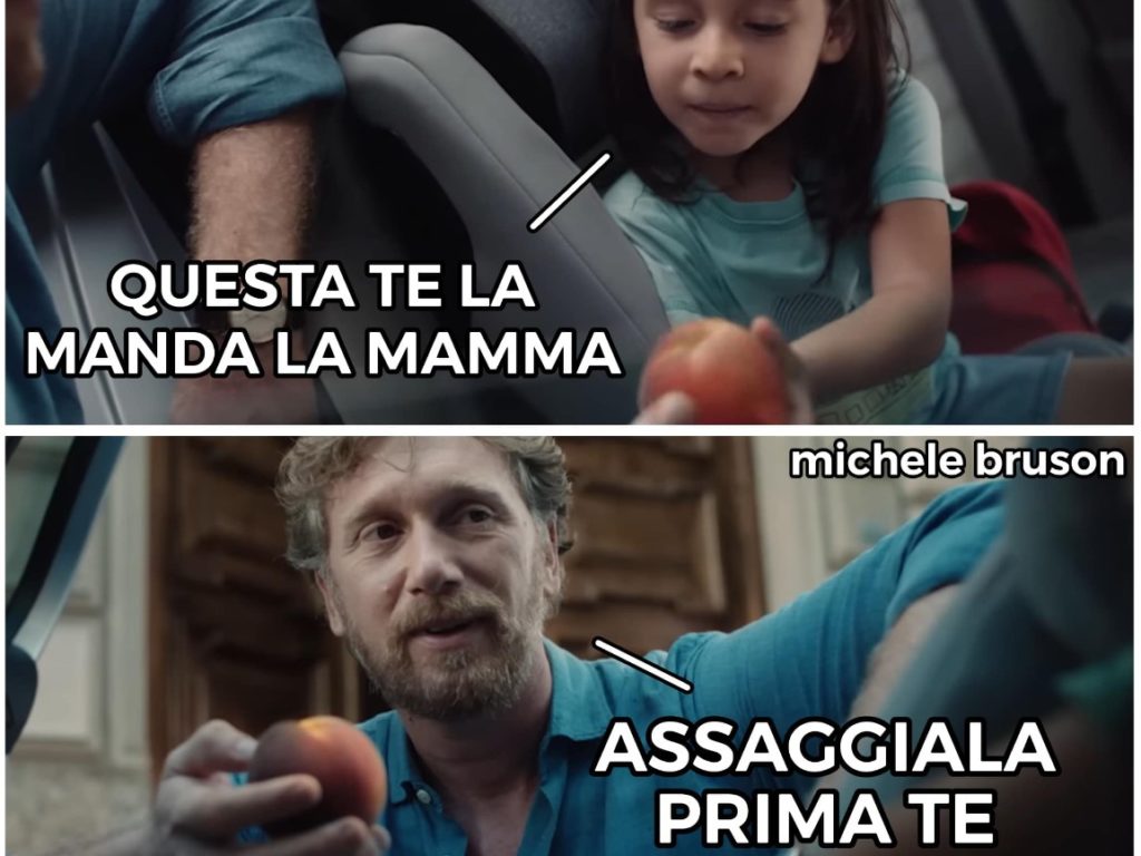 Meme spot esselunga niña pescando