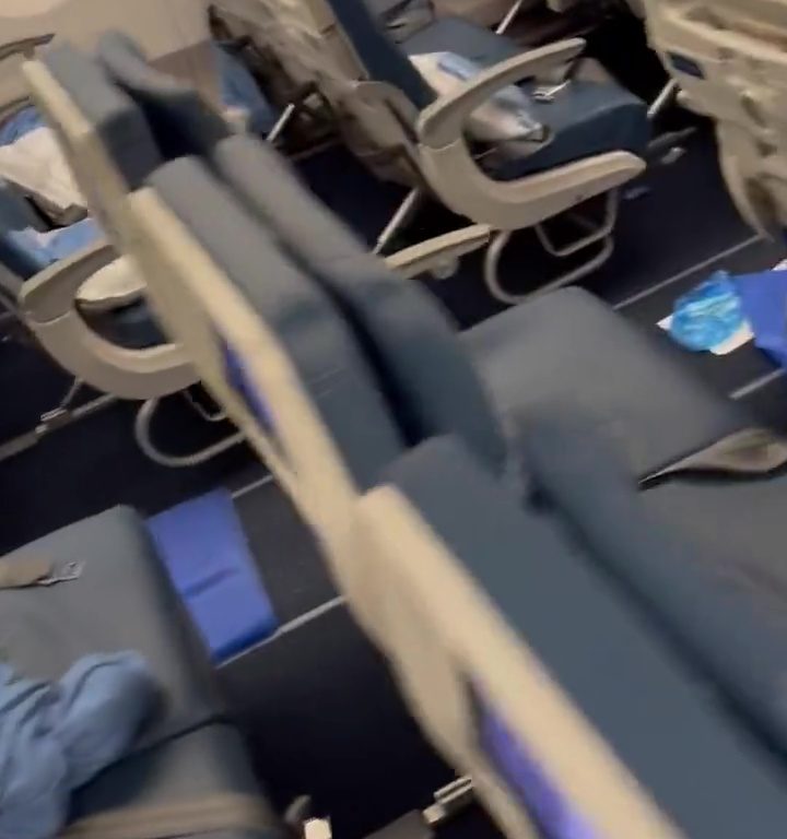 Ataque de diarrea en el avión.