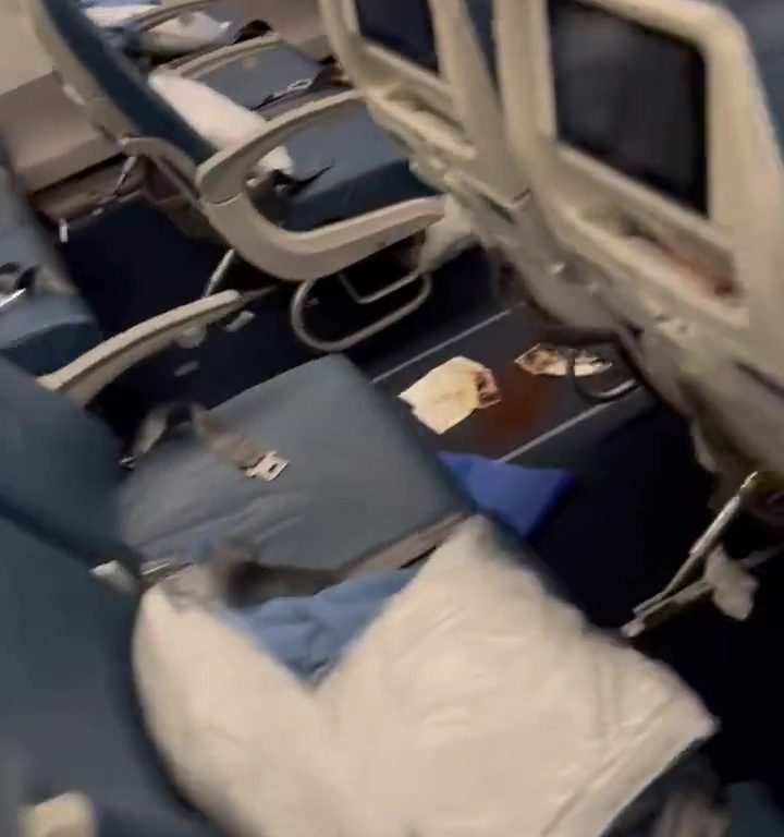 Ataque de diarrea en el avión.