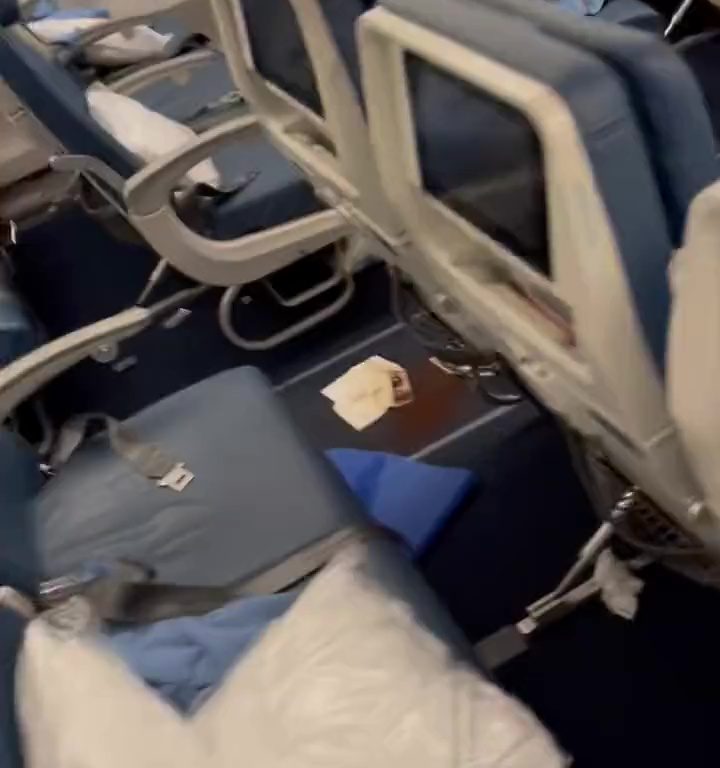 Ataque de diarrea en el avión.