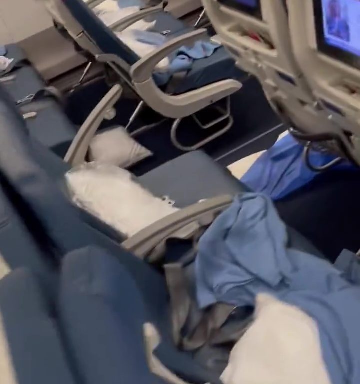 Ataque de diarrea en el avión.