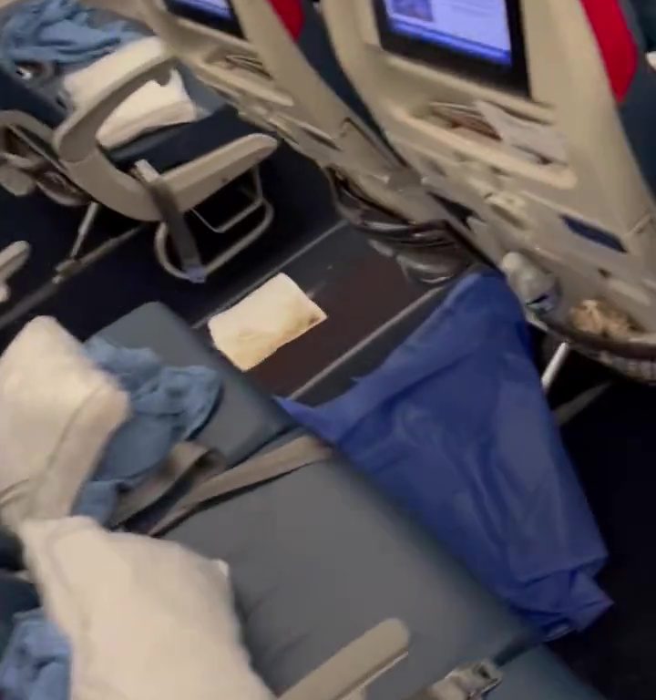 Ataque de diarrea en el avión.