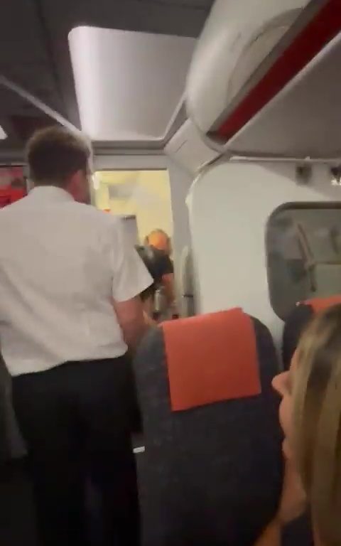 Épanchements dans les toilettes de l'avion, le steward les interrompt : vidéo virale