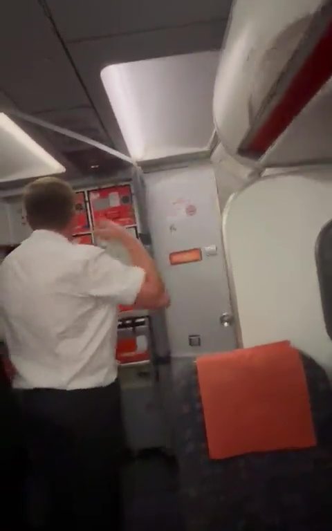 Épanchements dans les toilettes de l'avion, le steward les interrompt : vidéo virale