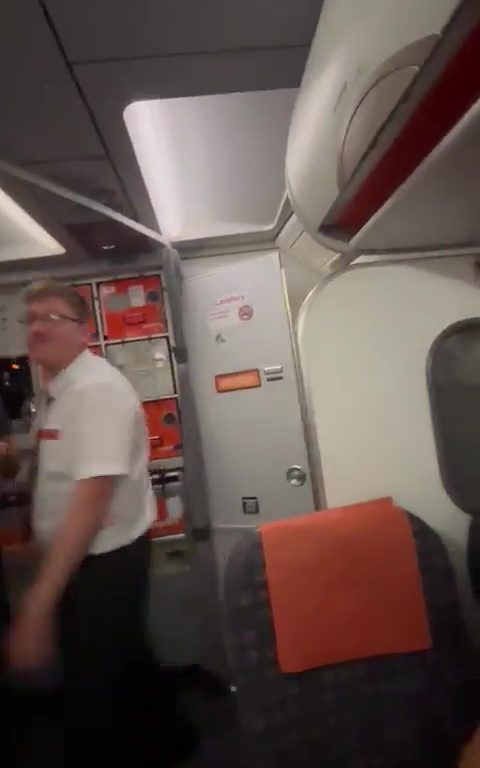 Épanchements dans les toilettes de l'avion, le steward les interrompt : vidéo virale