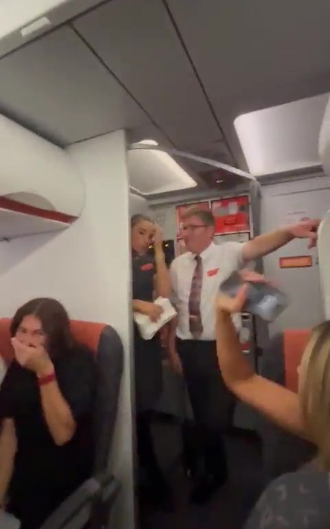 Épanchements dans les toilettes de l'avion, le steward les interrompt : vidéo virale