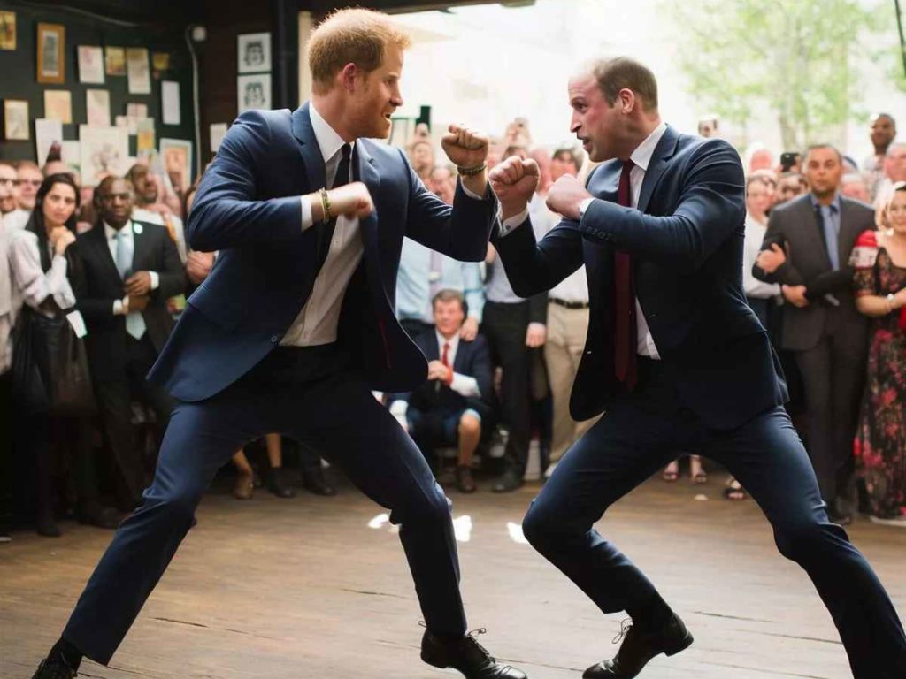 Faustkampf zwischen William und Harry, wer gewinnt? Die Engländer sagen es (und Google)