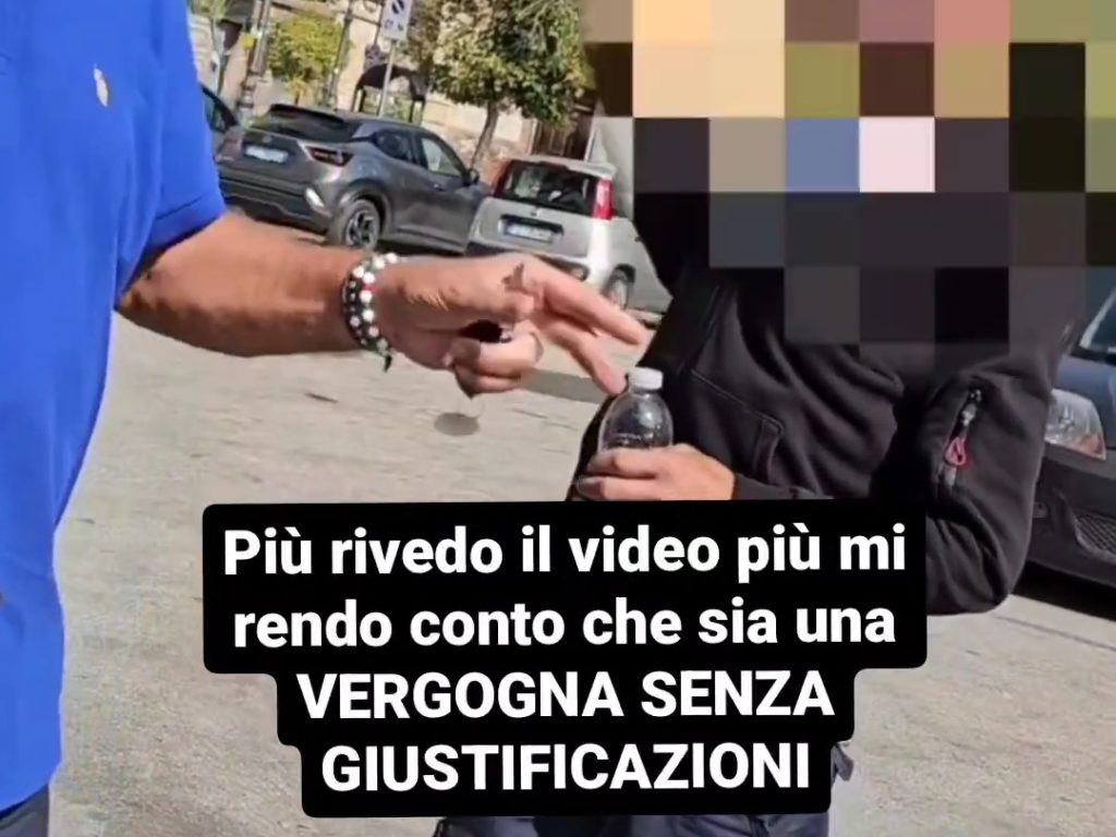 Piero Armenti flieht nach einem Diebstahlversuch aus Foggia und wird beleidigt: Er antwortet so