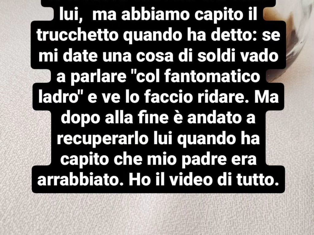 Piero Armenti s'enfuit de Foggia après une tentative de vol et se fait insulter : il répond ainsi