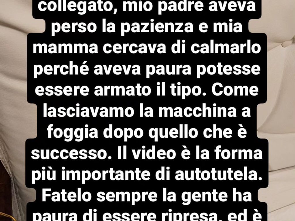 Piero Armenti flieht nach einem Diebstahlversuch aus Foggia und wird beleidigt: Er antwortet so