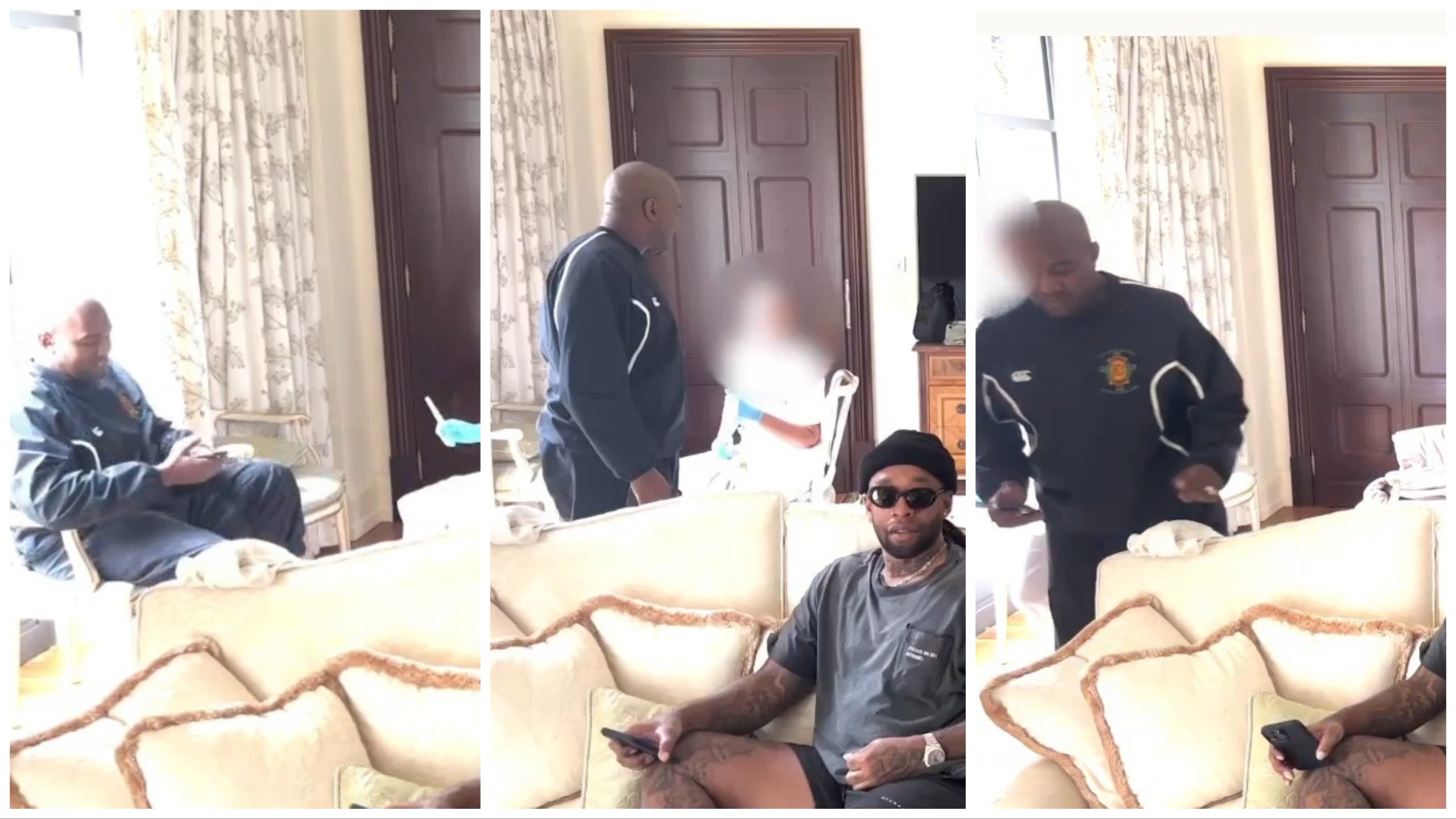 La pedicura de Kanye West termina en tragedia: huye dolorido