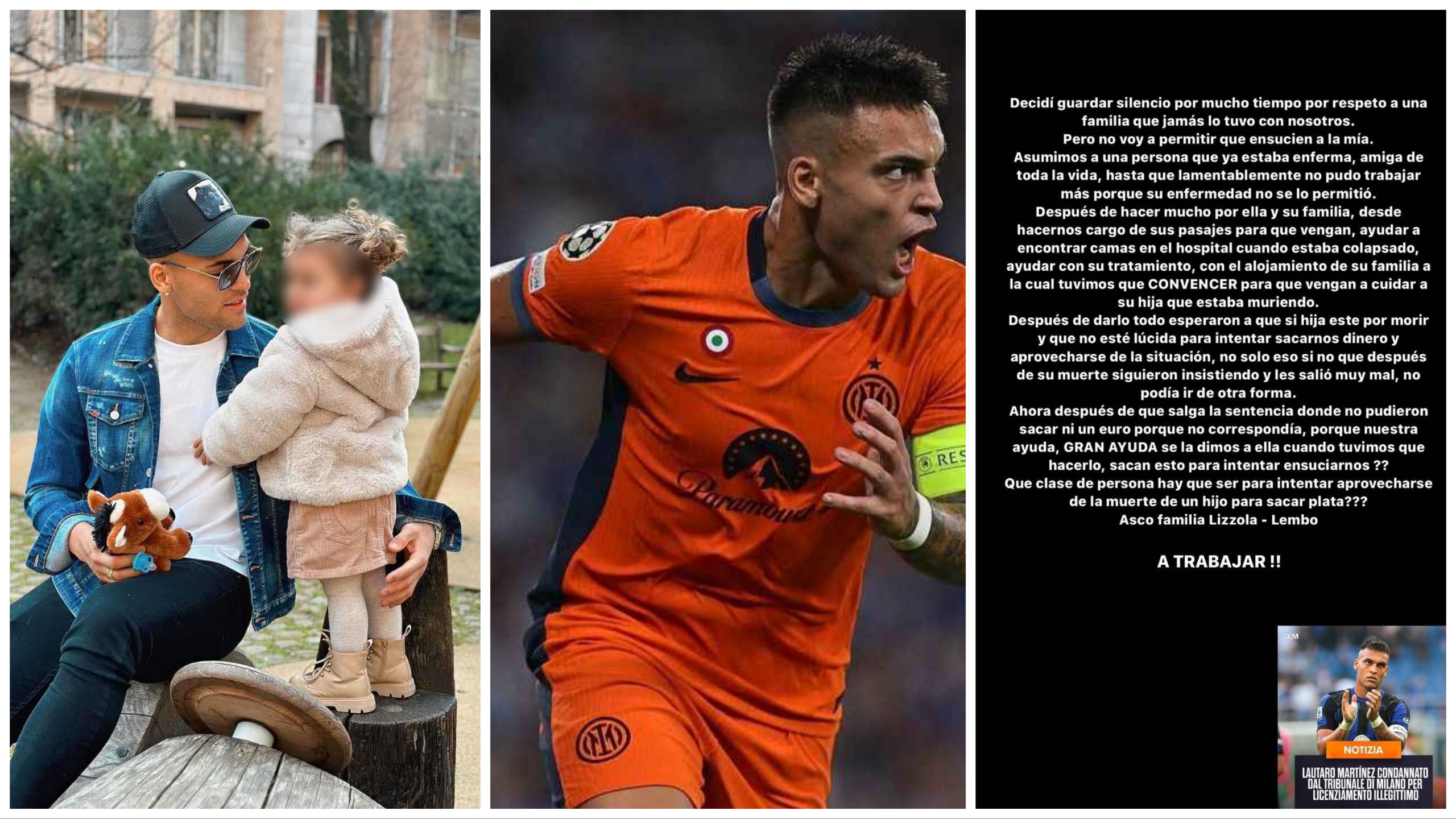 Por esto Lautaro Martínez despidió a la niñera que padecía cáncer