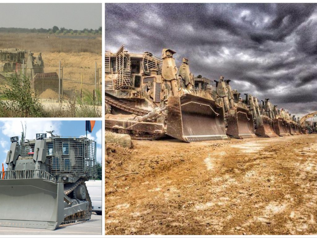 Israël envoie des bulldozers blindés pour raser Gaza