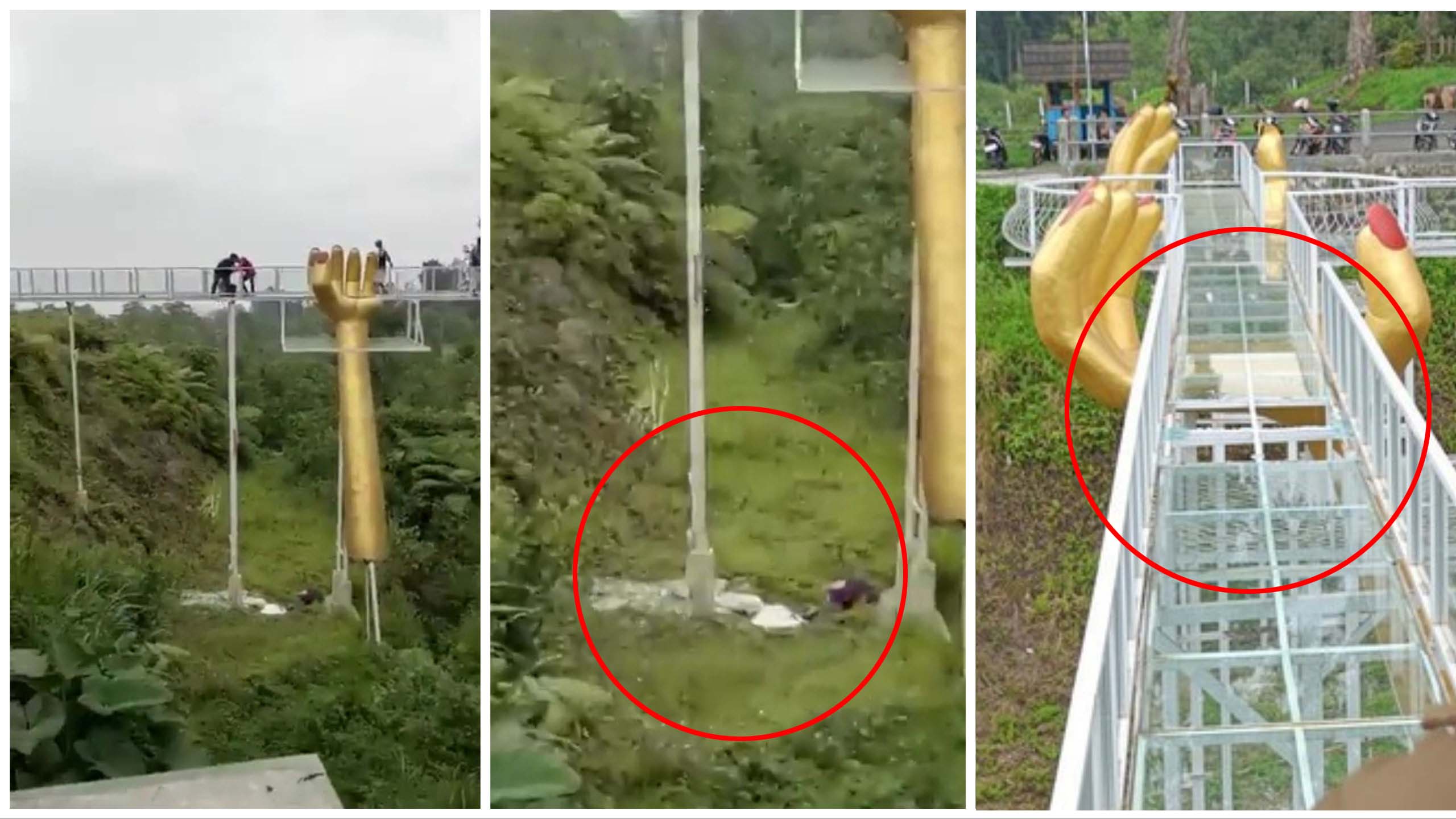 Explota puente turístico de cristal: mujer cae y muere