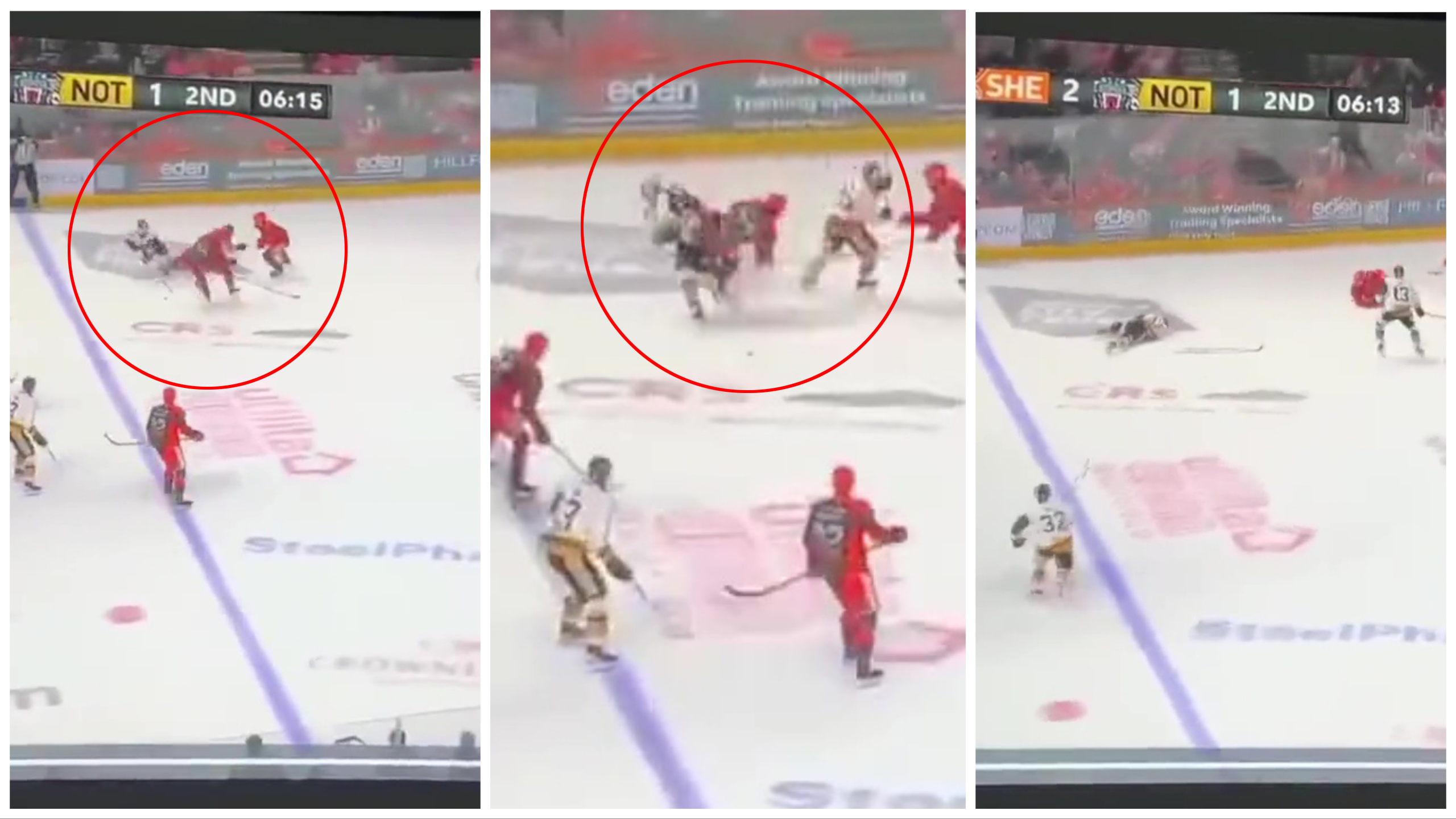 Muere jugador de hockey durante partido: vídeo de la tragedia