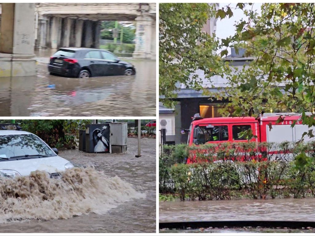 A Milan les inondations de Seveso, la zone de Niguarda est inondée