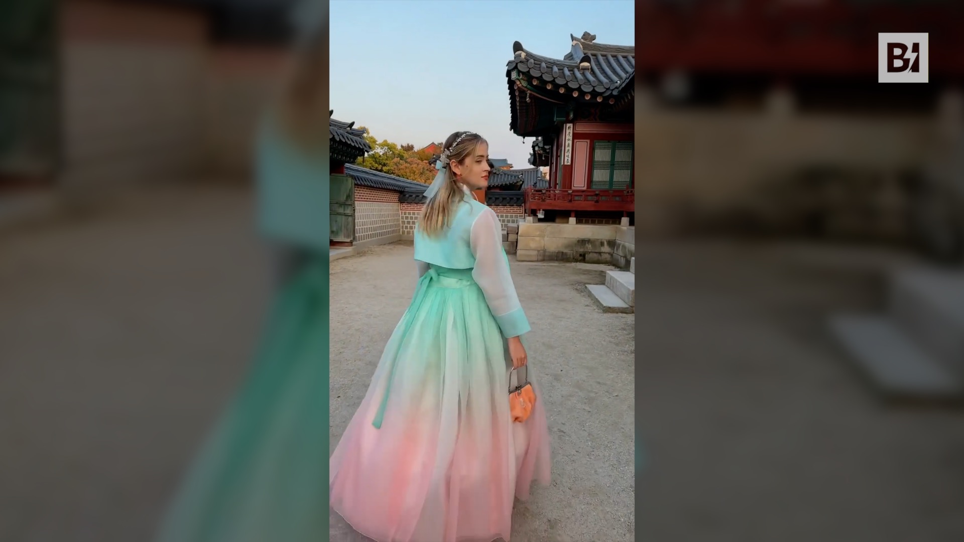 Seúl, Valentina Ferragni se transforma en princesa…