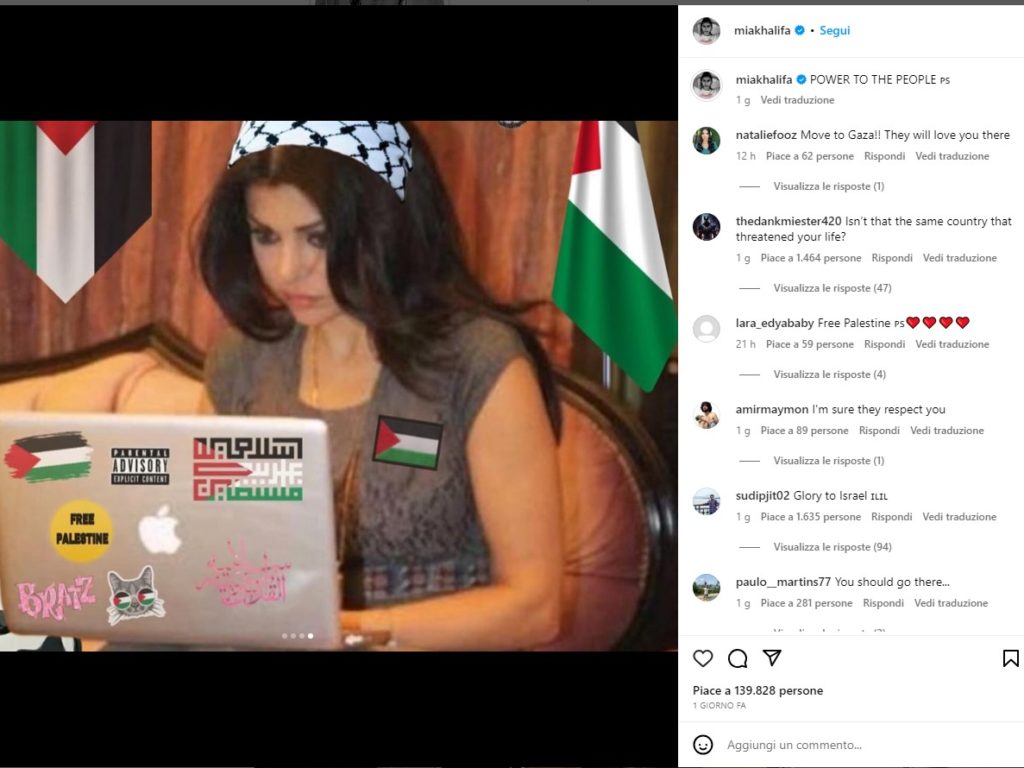 Mia Khalifa stellt sich auf die Seite der Hamas und erklärt ihnen, wie man Videos dreht