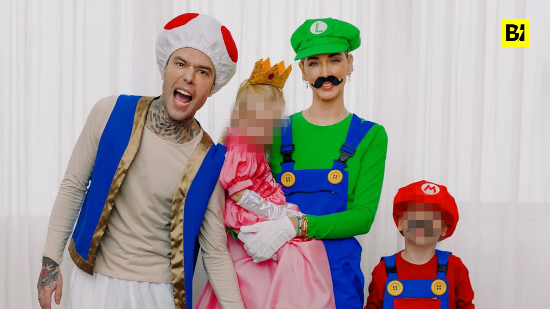 Para Halloween los Ferragnez se transforman en Super…