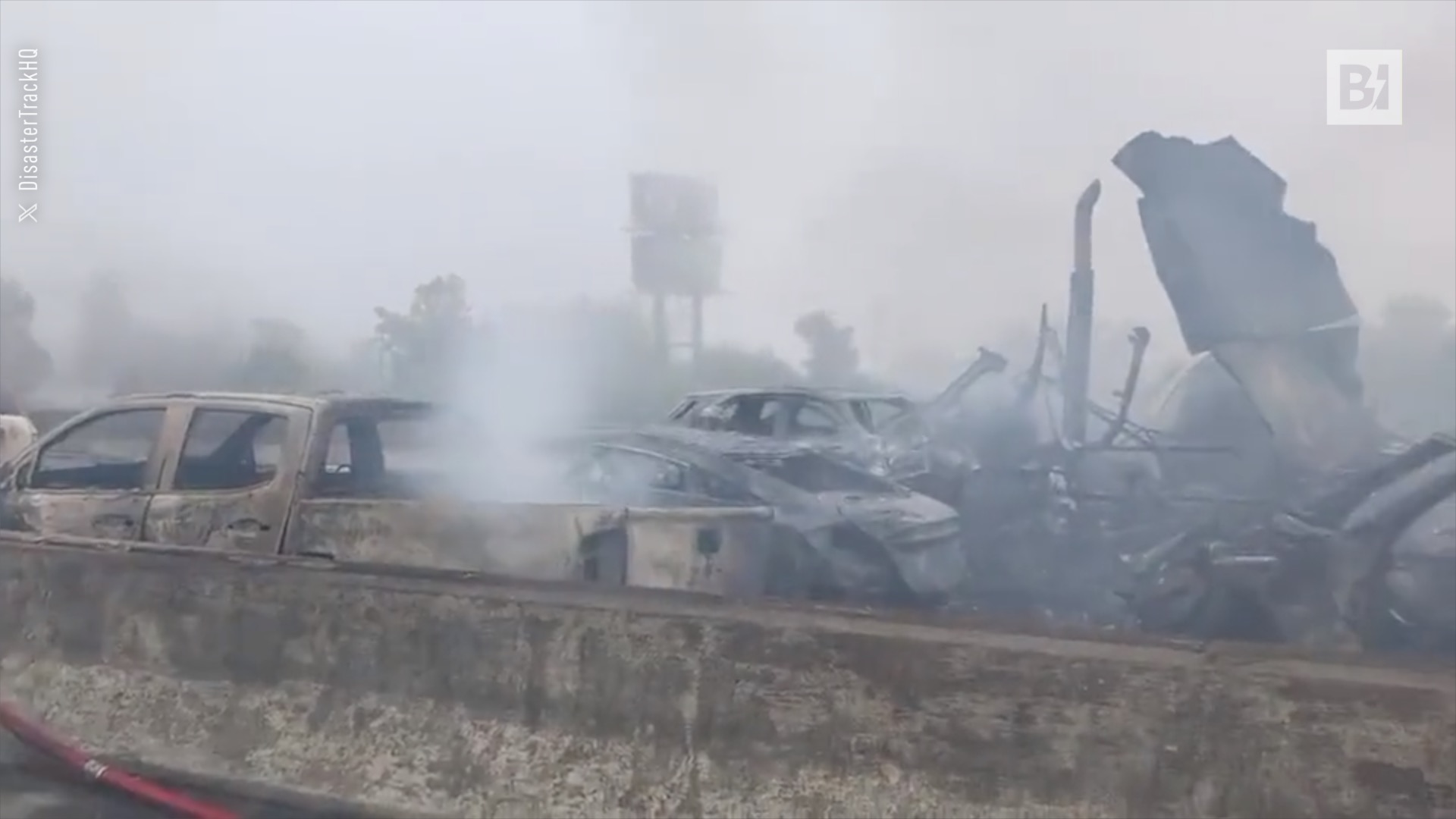 Luisiana, gran choque por niebla y…