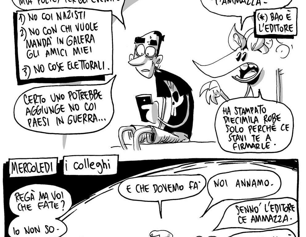 Zerocalcare e la polemica con Lucca Comics: la verità raccontata in fumetto