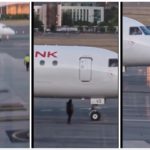 Perde il volo e prova a fermarlo in pista e viene arrestata: il video è virale