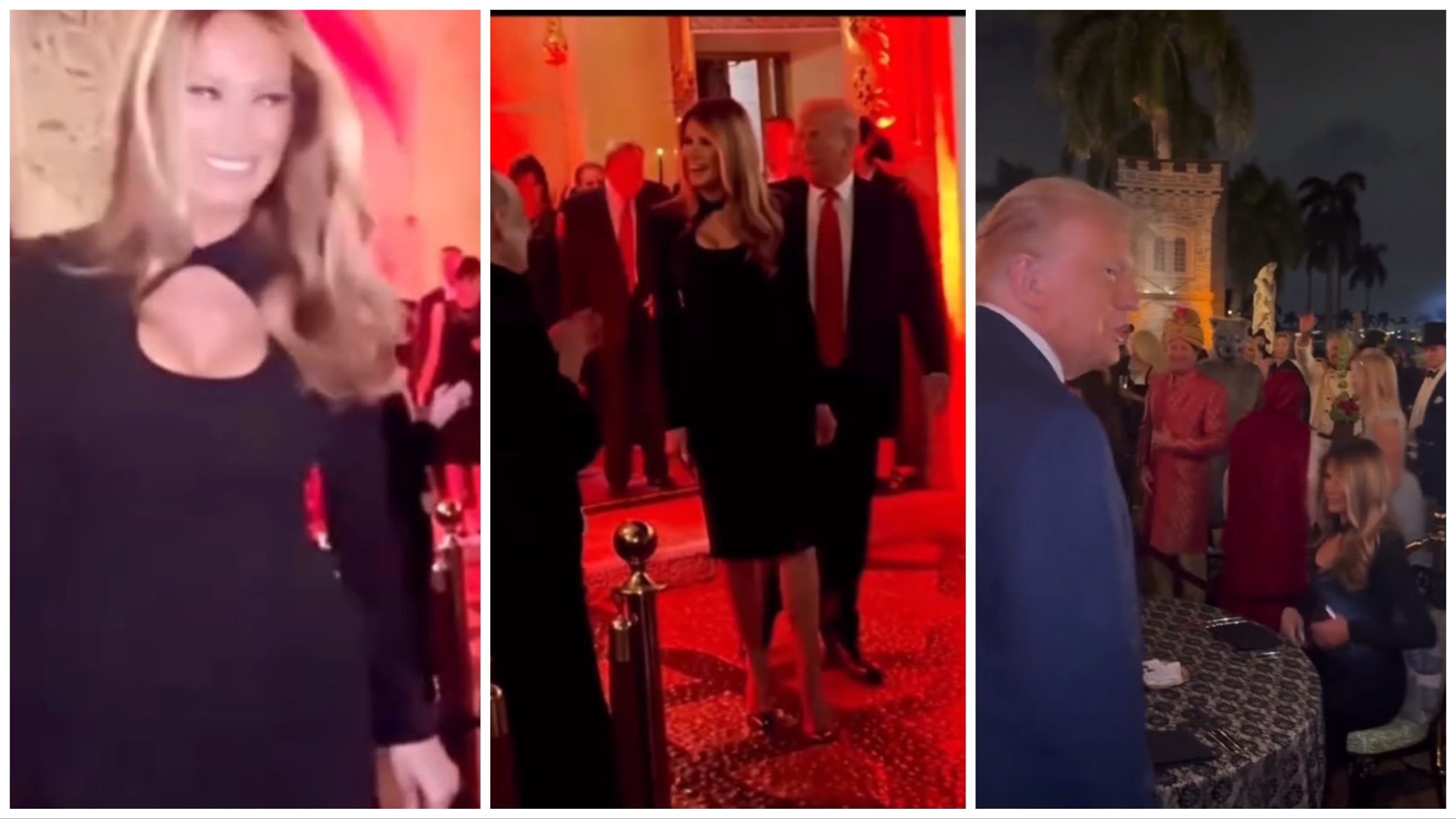 Melania Trump reaparece en público con Donald