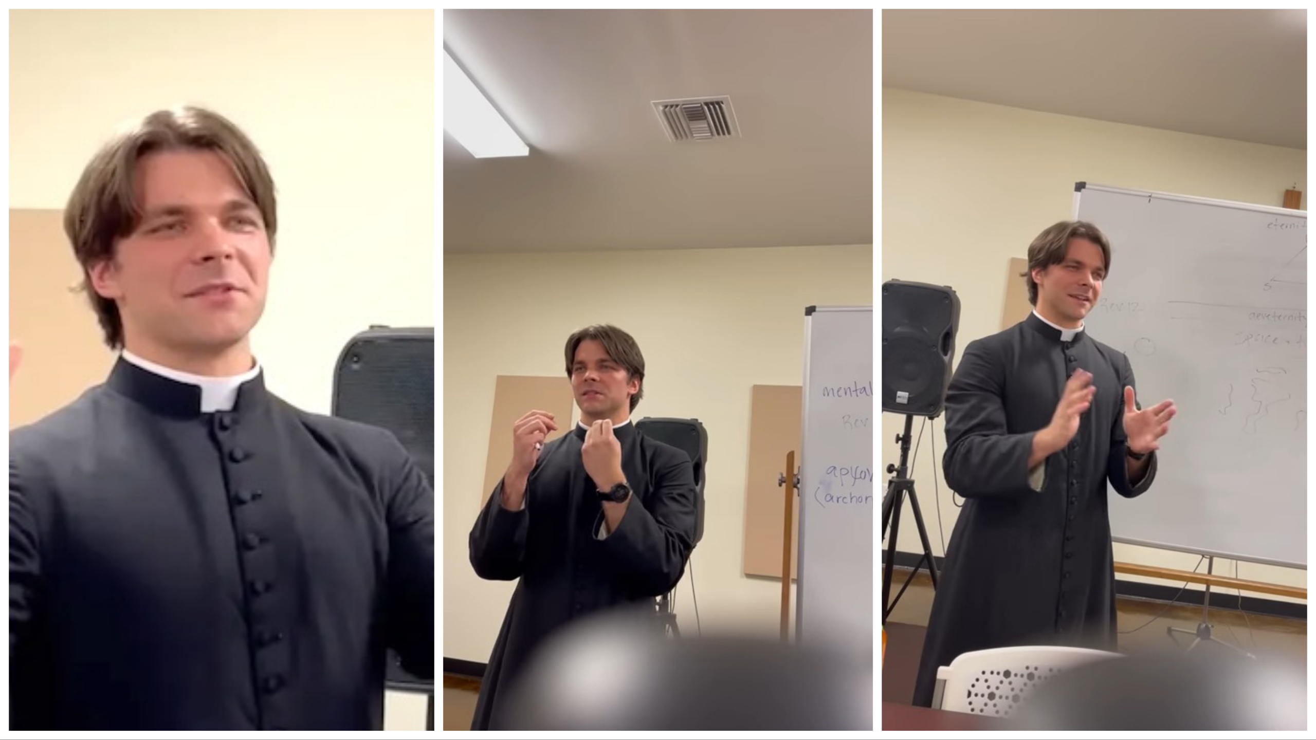 Un sacerdote católico se casa con una joven de 18 años y huye a Italia