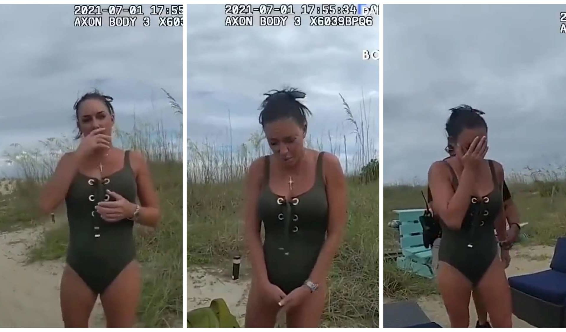 Elle utilise un vibromasseur sur la plage et se fait arrêter : vidéo de la police diffusée