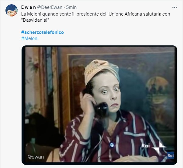 Llamada de broma a Giorgia Meloni, lluvia de memes en las redes sociales