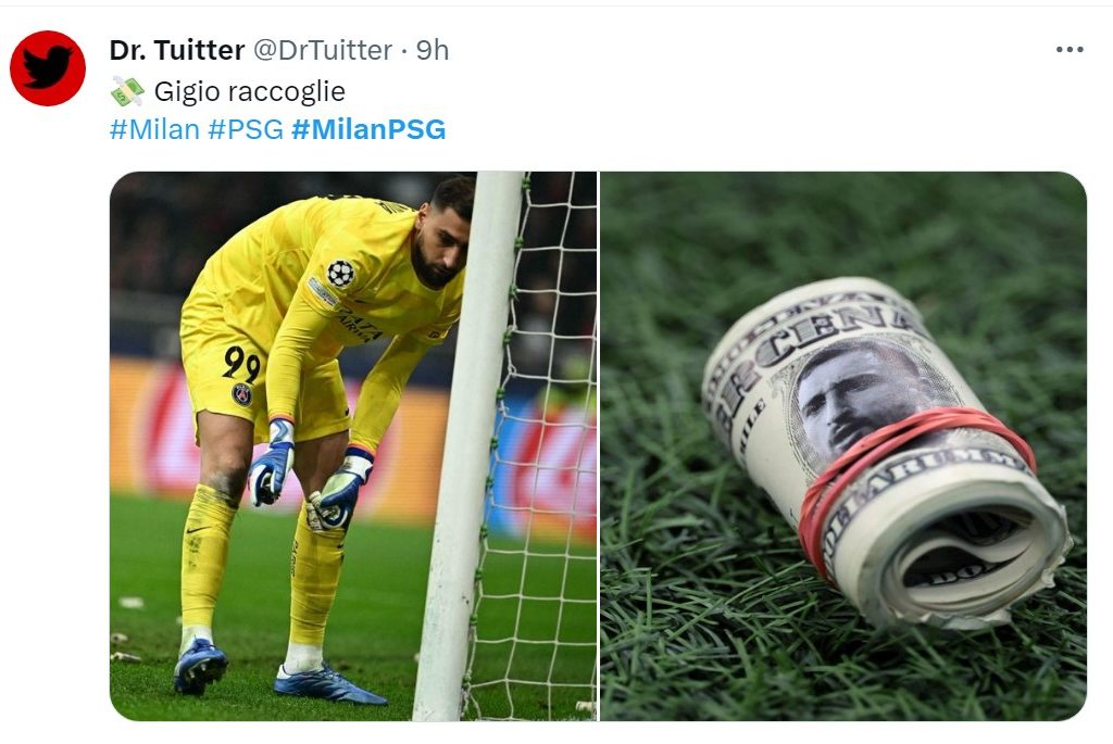 Milán-PSG, los memes del partido: Donnarumma fijó el objetivo