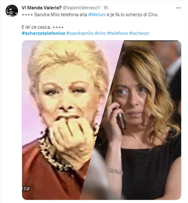 Llamada de broma a Giorgia Meloni, lluvia de memes en las redes sociales