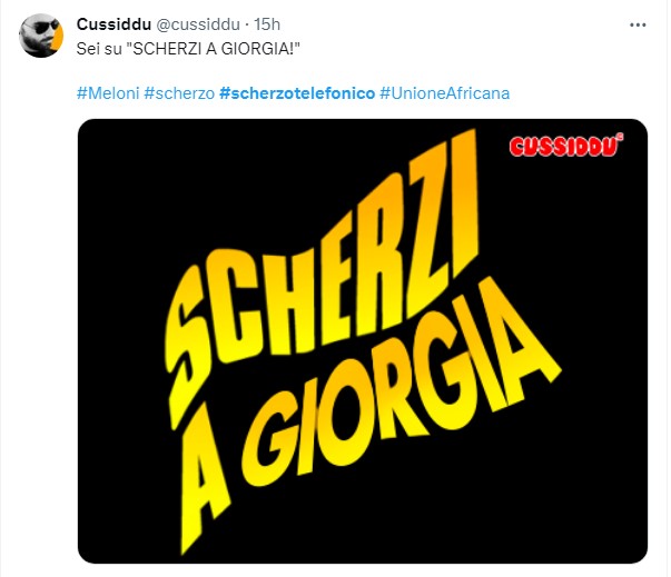 Streichanruf an Giorgia Meloni, Meme-Schwall in den sozialen Medien