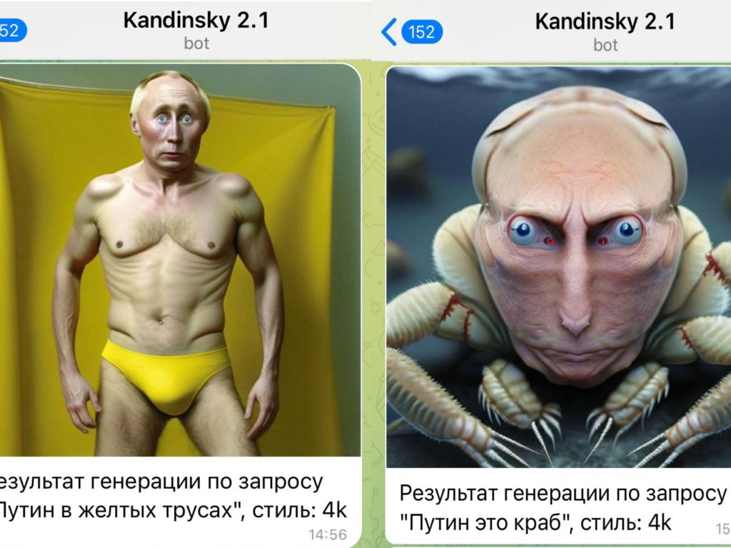 Chatbot russo crea foto di Putin nudo e lo zar infuriato convoca i programmatori