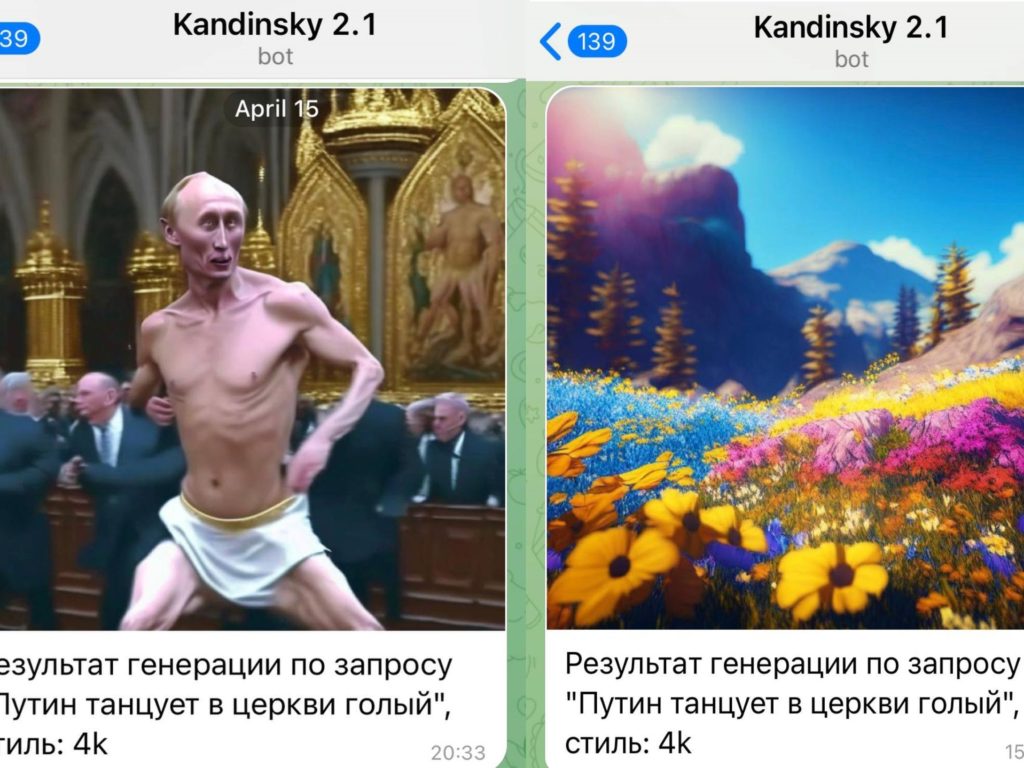 Chatbot russo crea foto di Putin nudo e lo zar infuriato convoca i programmatori