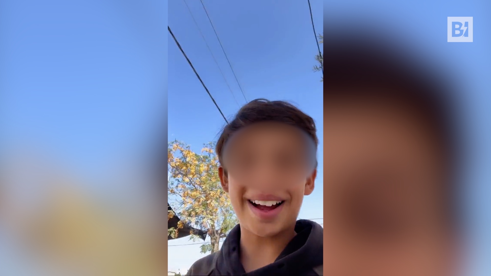 Las bombas de Gaza se silencian, un niño se alegra...