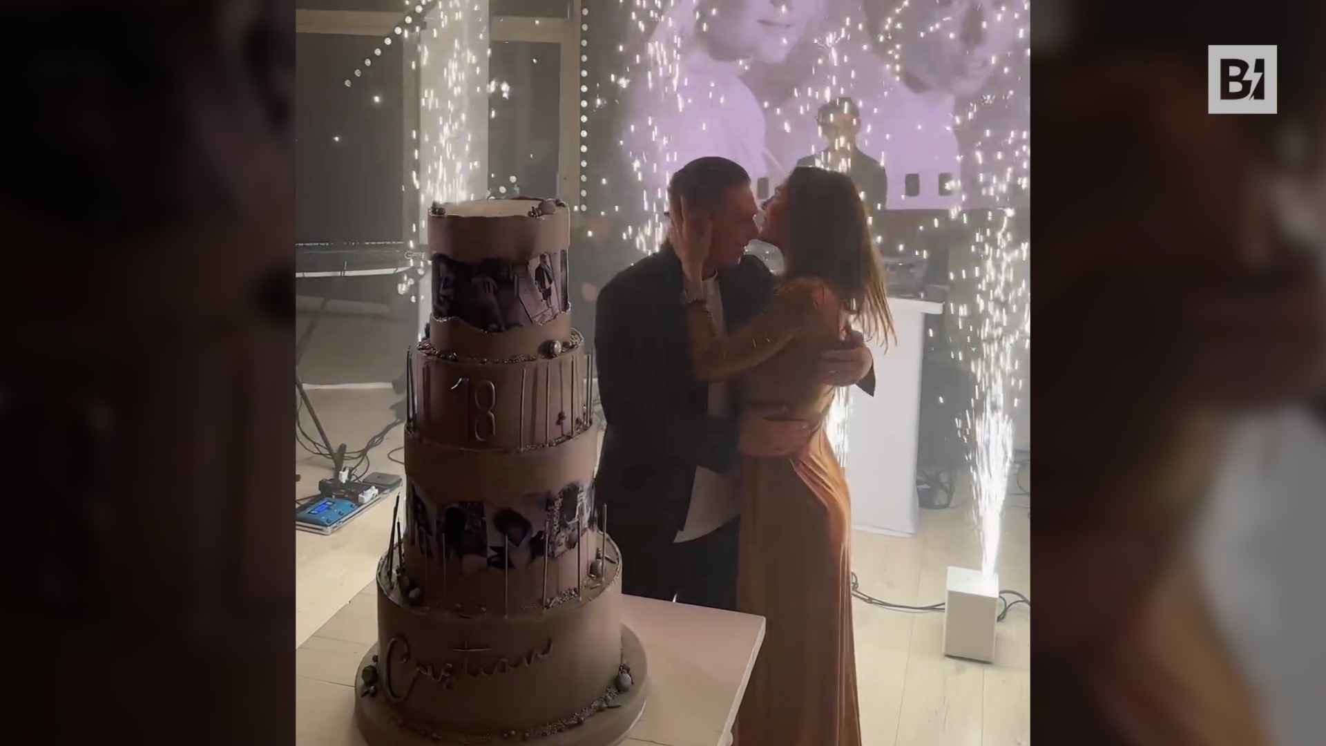 Fiesta del 18º cumpleaños de Cristian Totti:…