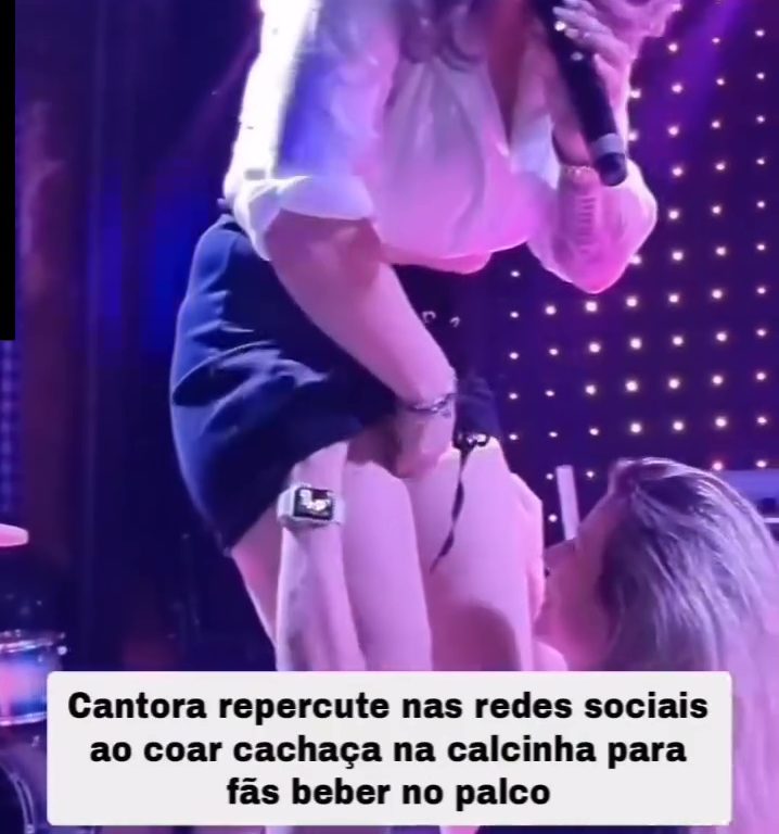 A la cantante le quitan las bragas sus fans en los conciertos y se hace famosa